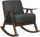 Homelegance® Waithe Dark Gray/Dark Walnut Rocking Chair-0