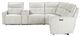 Homelegance® Salida 6-Piece White Power Reclining Sectional with Power Headrests-2
