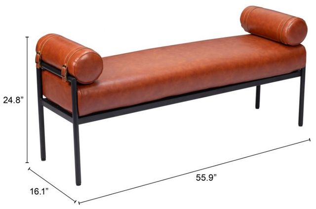 Zuo® Modern Barrow Brown Bench-1
