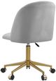 Linon Abigail Gray Desk Chair-3