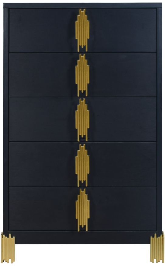 New Classic® Home Furnishings Empire Black Chest-2