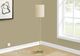 Monarch Specialties Inc. Brass Floor Lamp with Square Base-2