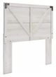 Signature Design by Ashley® Shawburn 3-Piece Charcoal Gray/Whitewash Full Panel Headboard Bedroom Set-1