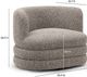 TOV Furniture Astor Heathered Gray Swivel Hotel Lounge Chair-2