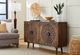Hammary® Hidden Treasures Brown Radial 4-Door Accent Cabinet-1