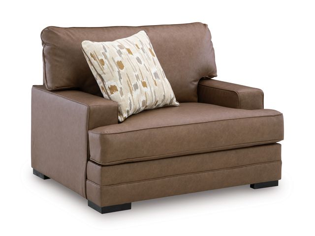Benchcraft® VillaCourt Caramel Chair and a Half-0