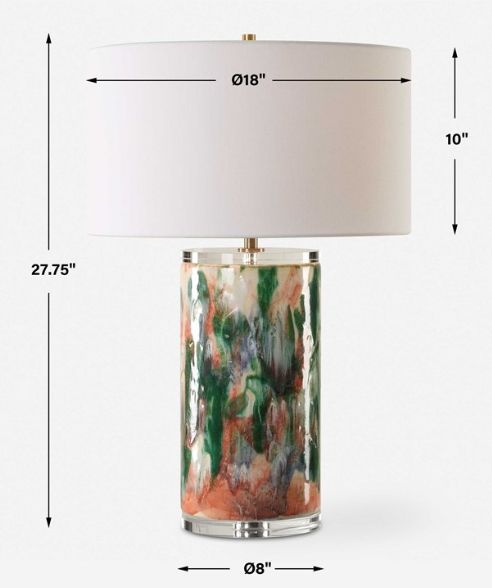 Uttermost® Verdant Multi-Colored Table Lamp-2