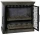 StyleCraft Black/Gray Wine Cabinet -1