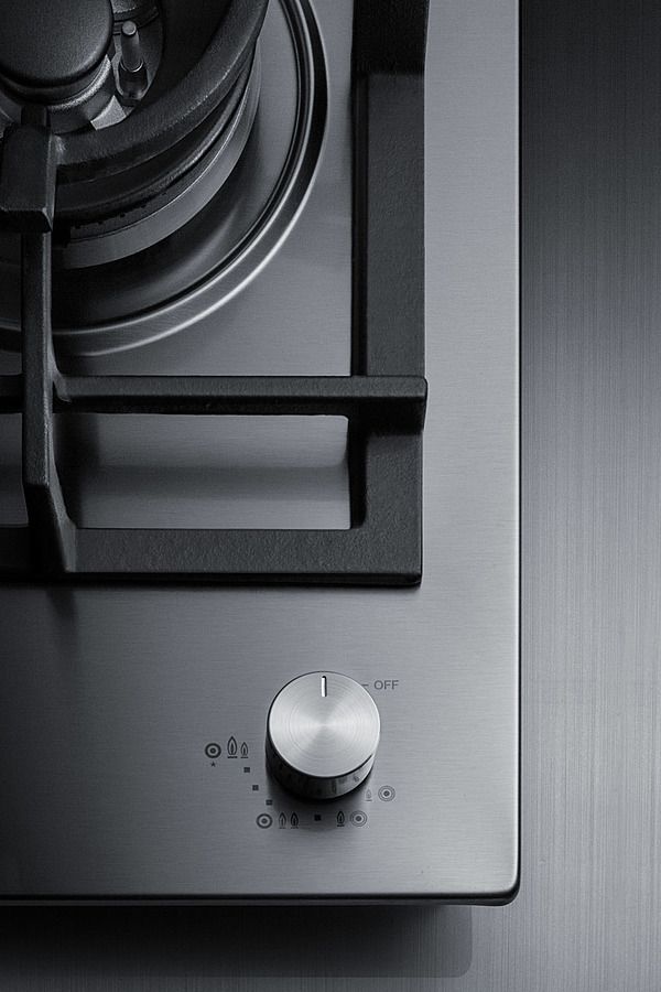 Summit® 12" Stainless Steel Natural Gas Cooktop-2