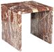 Moe's Home Collection Rosa Rosso Levanto Marble Accent Table-0