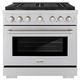 ZLINE 36" Stainless Steel Pro Style Gas Range-0