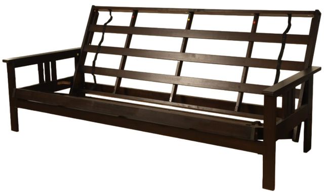 Kodiak Furniture Monterey Oregon Trail Java/Espresso Queen Futon with Mattress-1