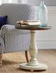 Null Furniture 6618 Harbor Round Pedestal Accent with Stone Base-1