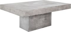Moe's Home Collection Maxima Dark Grey Concrete Outdoor Coffee Table