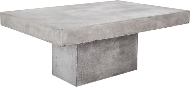 Moe's Home Collection Maxima Dark Grey Concrete Outdoor Coffee Table-0