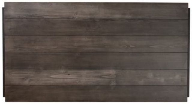 Liberty Furniture Gateway Weathered Gray Cocktail Table with Black Metal Frames-3