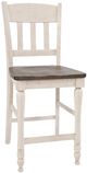 Jofran Inc. Madison County 5-Piece Vintage White Counter Dining Set-1