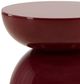 Dovetail Furniture Dax Burgundy Side Table-2