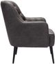 Zuo® Modern Tasmania Vintage Black Accent Chair-2