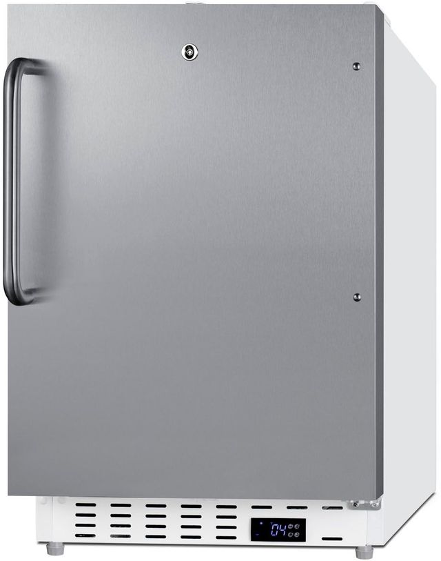 Summit® Commercial 3.3 Cu. Ft. Stainless Steel Commercial Refrigerator -3