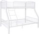 Powell® Heavy White Twin Over Full Bunk Bed-0