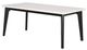 Furniture of America® Sabro 5-Piece White Rectangular Dining Table Set with Black Base-1