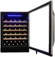 Silhouette® Stilton 24" Stainless Steel Wine Cooler-1