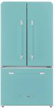 Unique® Appliances 36" 21.4 Cu. Ft. Ocean Mist Turquoise Counter Depth French Door Refrigerator-0