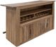 International Furniture Direct Natural Parota Brown Bar-2