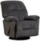 American Wholesale Furniture Hudson Slate Manual Swivel Rocker Recliner-0