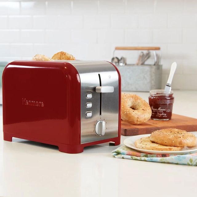 Kenmore® 2 Slice Red and Stainless Steel Toaster-1