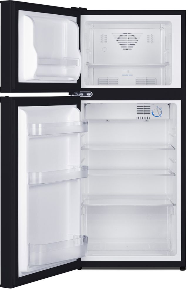 Summit® 19" 4.3 Cu. Ft. Black Top Freezer Refrigerator-1