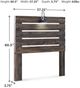 Signature Design by Ashley® Drystan Brown Full Panel Headboard-2