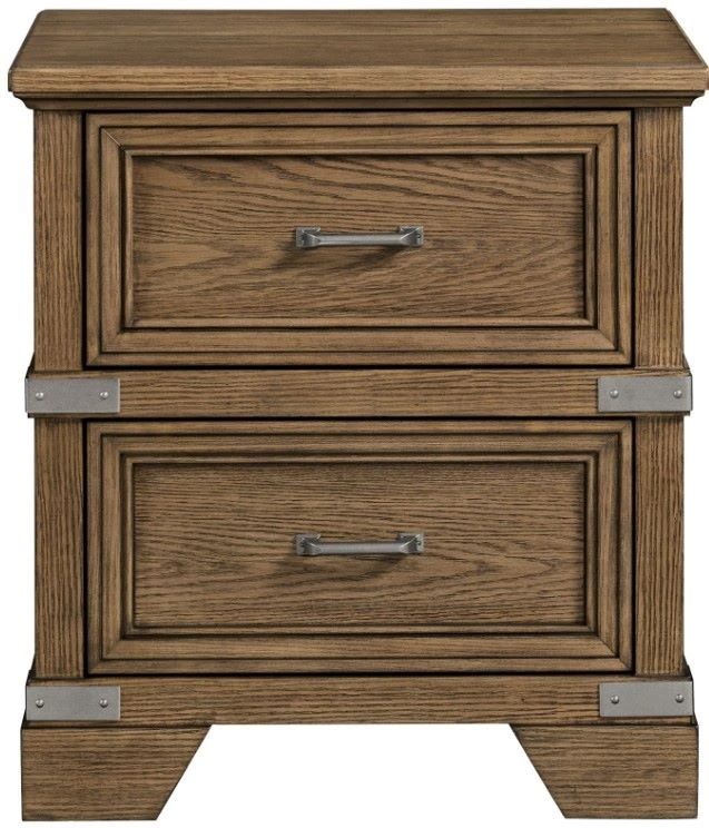Intercon Forge Weathered Chestnut Nightstand-2