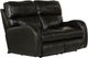Catnapper® Angelo Black Leather Power Lay Flat Reclining Loveseat with Power Adjustable Headrest-0
