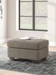 Benchcraft® Triston-Peaks Suede Ottoman-5