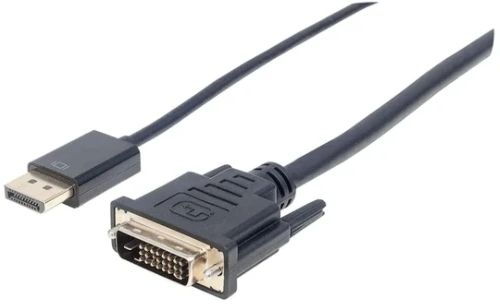 Manhattan 6 Ft. Black Display Port to DVI Cable-0