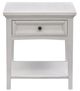 Magnussen Home® Heron Cove Chalk White End Table-1
