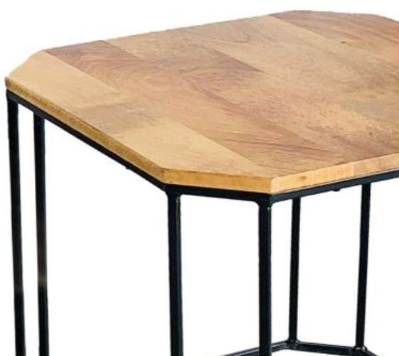 Jaipur Furniture Ravi Black/Brown Big Side Table-1