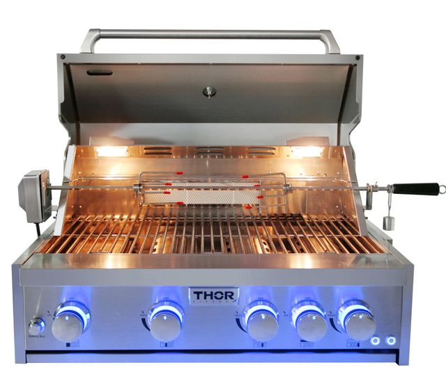 Thor Kitchen® 4-Burner Stainless Steel Built-In Liquid Propane Grill-1