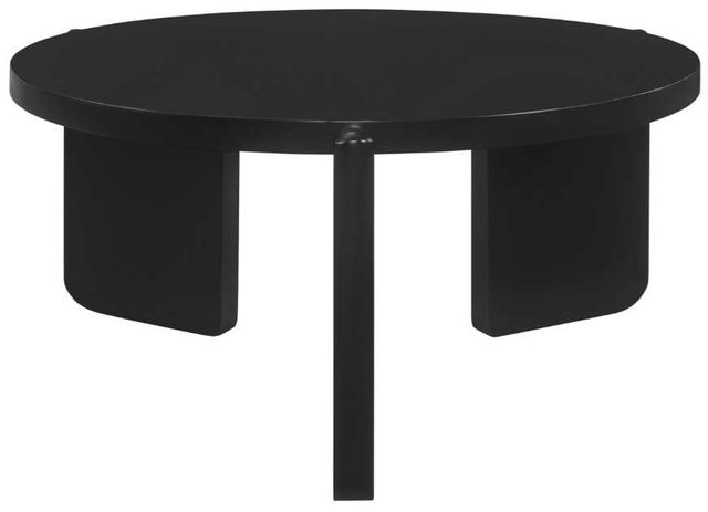 Coaster® Cordova Black Round Coffee Table-1