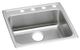 Elkay® Lustertone® Classic Lustrous Satin 22'' x 22'' x 6" 4-Hole Single Bowl Drop-in ADA Sink-0