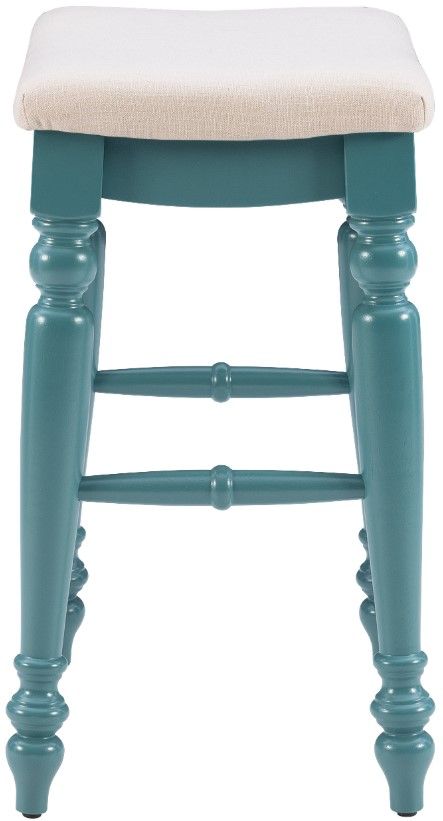 Linon Marino Antique Blue Counter Stool-4