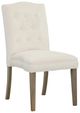 Fairfield® Customizable Entree Dining Camel Short Tufted Back Armless Stack Chair with Mica Legs-0