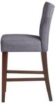 Olliix by Madison Park Grey Avila Tufted Back Counter Stool-2