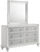 New Classic® Home Furnishings Stardust 4-Piece White Queen Panel Bedroom Set-3