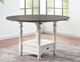 Steve Silver Co. Joanna Ivory 59" Round Counter Height Table-2
