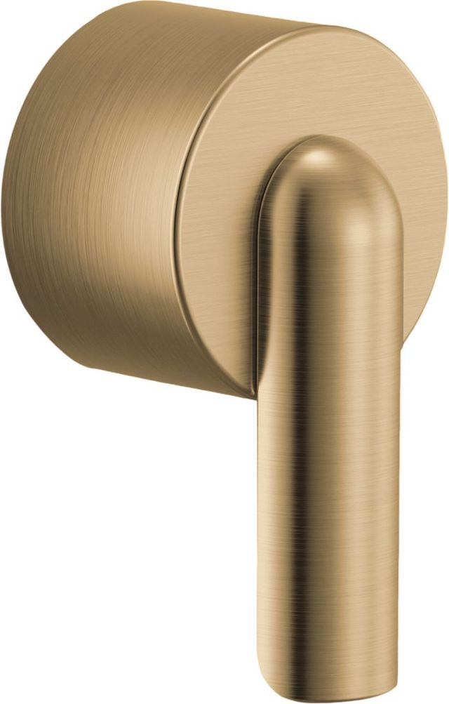 Brizo Roccesco™ Brilliance® Luxe Gold® Pressure Balance Valve Trim Bent Lever Handle Kit-0