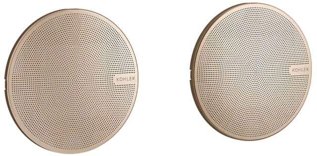 KOHLER® SoundTile® Vibrant Brushed Bronze Shower Speakers-0