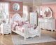 Signature Design by Ashley® Exquisite 2-Piece White Twin Poster Bed Set-3
